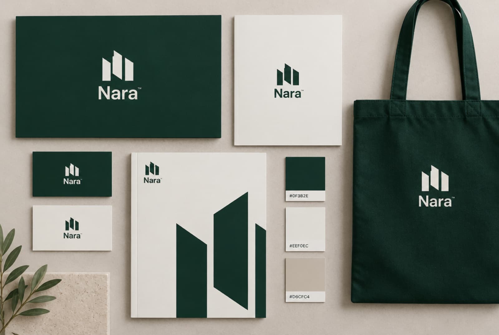 Identidad de marca de la promoción: logotipo, dossier y papelería